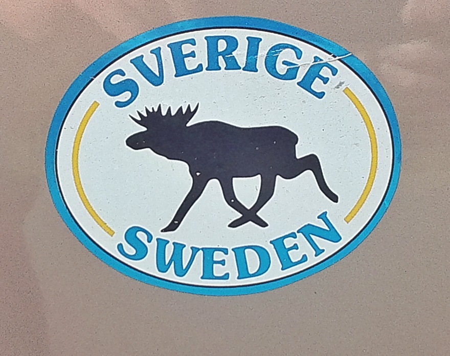 Elch Aufkleber aus Schweden