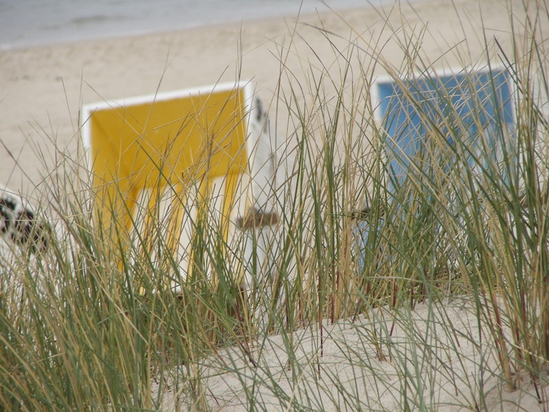 strand, strandkorb, erhohlung, Sylturlaub