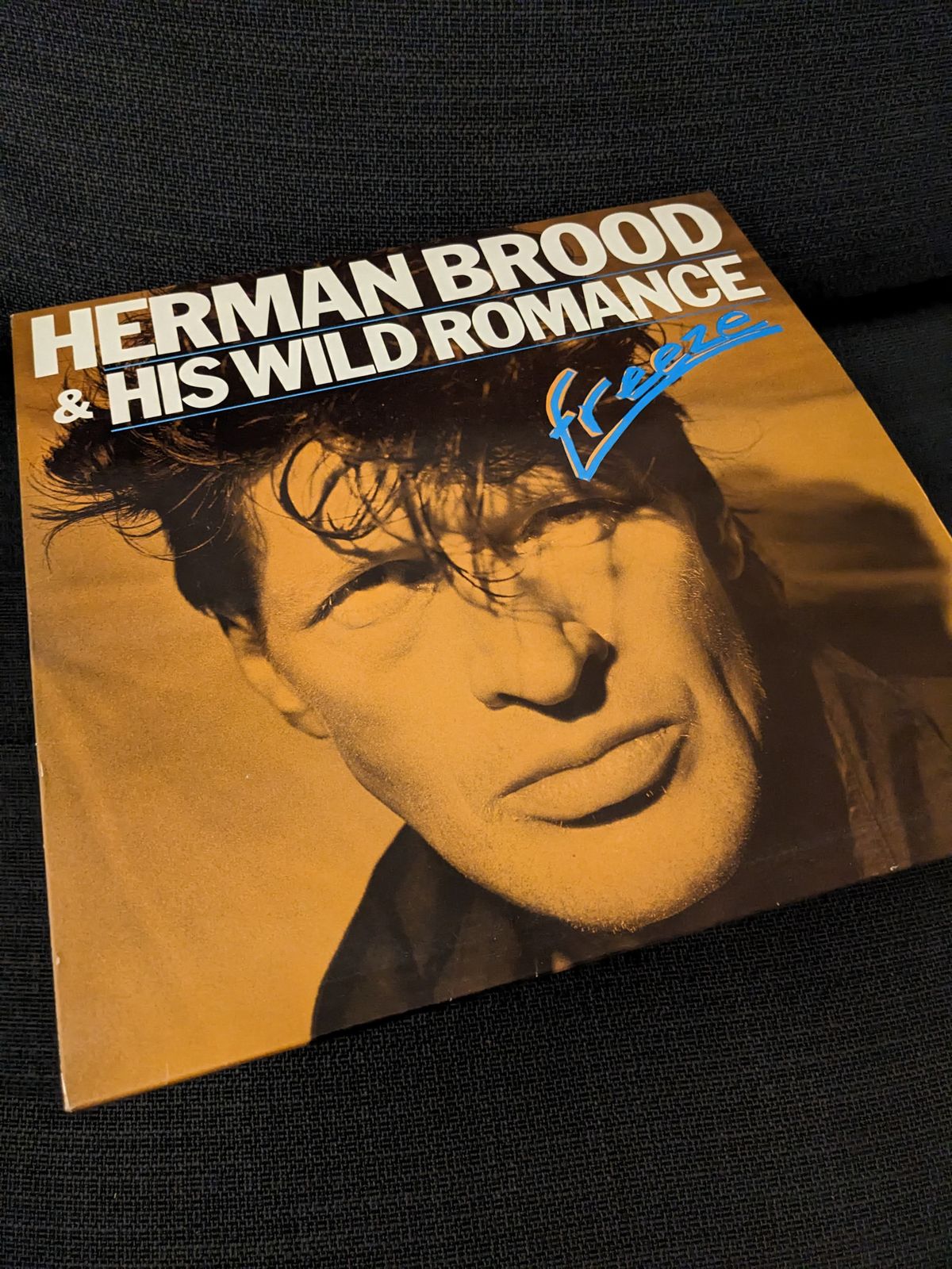 Cover der Schallplatte Freeze von Herman Brood & His Wild Romance: Rock 'n' Roll und Blues, mit Clarence Clemons am Sax