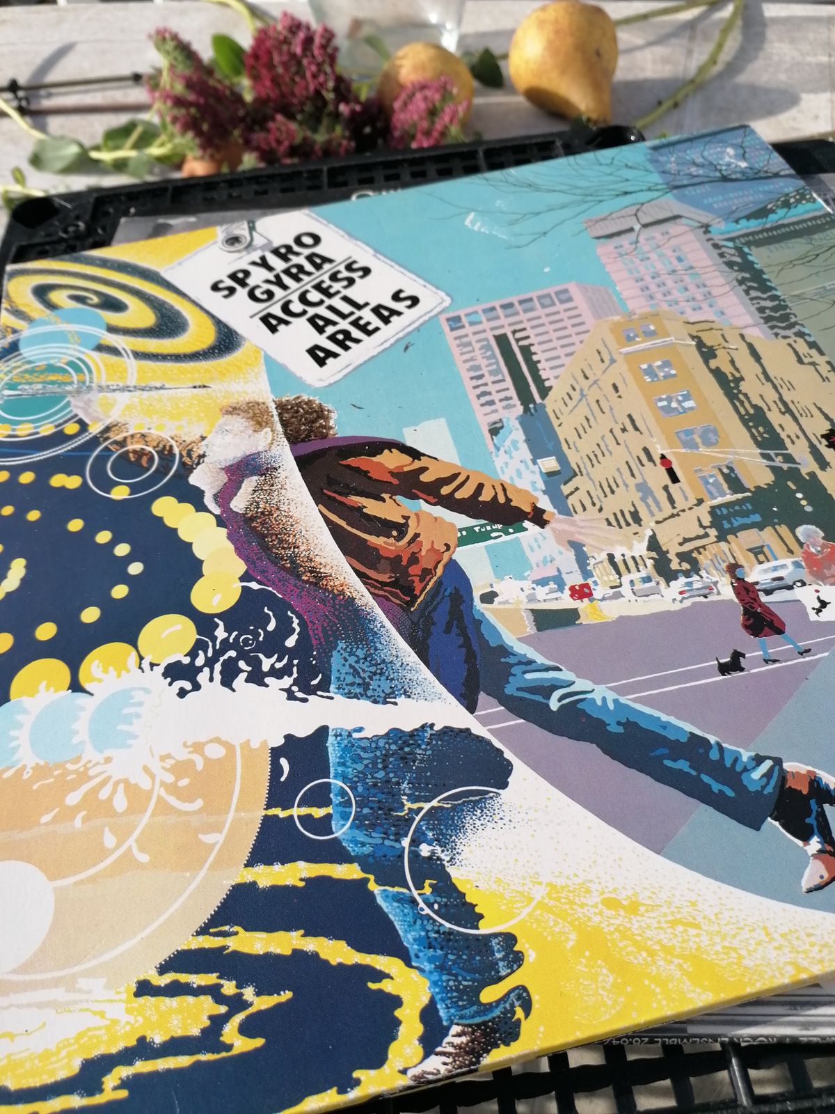 Live-Doppel-LP Access All Areas von Spyro Gyra: Fusion-Jazz mit Morning Dance, Shaker Song und Heliopolis  im Clipsy Schallplatten Blog